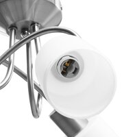 Plafondlamp met keramieke cilindervormige kappen 3xE14 wit 7