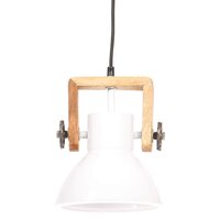 Hanglamp industrieel rond 25 W E27 19 cm wit 3