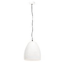 Hanglamp industrieel rond 25 W E27 42 cm wit 3