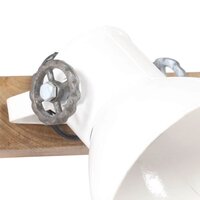 Wandlamp industrieel E27 45x25 cm wit 6