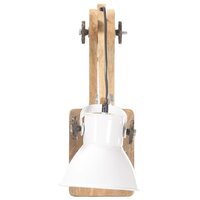 Wandlamp industrieel rond E27 wit 5