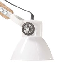 Wandlamp industrieel rond E27 wit 6