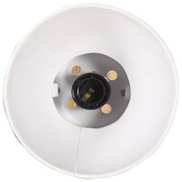 Wandlamp industrieel rond E27 wit 8