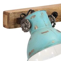 Wandlamp 25 W E27 90x25 cm verweerd blauw 5