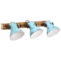 Wandlamp 25 W E27 65x25 cm verweerd blauw 2