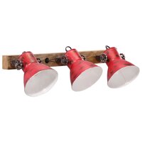 Wandlamp 25 W E27 65x25 cm verweerd rood 2