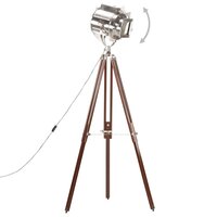 Vloerlamp driepoot 180 cm massief mangohout       4