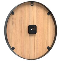 Wandklok &amp;Oslash;39 cm ijzer en bewerkt hout bruin 5