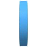 Wandklok &amp;Oslash;25,5 cm polystyreen en glas blauw 4