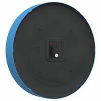 Wandklok &amp;Oslash;25,5 cm polystyreen en glas blauw 5