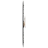 Wandklok &amp;Oslash;60 cm ijzer zwart 4