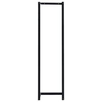 Handdoekenrek 25x20x95 cm ijzer zwart 4
