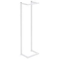 Handdoekenrek 25x20x95 cm staal wit 6
