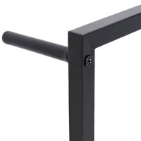 Handdoekenrek 60x10x116 cm staal zwart 5