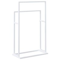 Handdoekenrek vrijstaand 48x24x78,5 cm ijzer wit 7