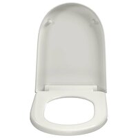 Toiletbril soft-close met quick-release ontwerp vierkant wit 4