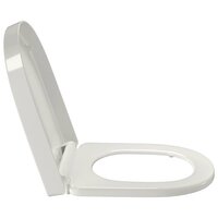 Toiletbril soft-close met quick-release ontwerp vierkant wit 6