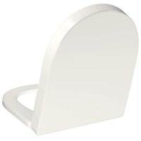 Toiletbril soft-close met quick-release ontwerp vierkant wit 7