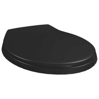Toiletbril soft-close met quick-release ontwerp zwart 5
