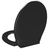 Toiletbril soft-close met quick-release ontwerp zwart 7