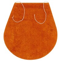 Badmattenset stof oranje 3-delig 4