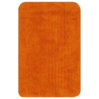 Badmattenset stof oranje 2-delig 2