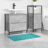 Antislip Badmat Turquoise 50 x 80 cm PP 3
