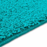 Antislip Badmat Set 3 pcs Turquoise PP 9