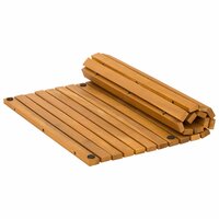 Badmat Bruin 60 x 40 cm Massief Acaciahout 6