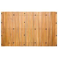 Badmat Bruin 100 x 60 cm Massief Acaciahout 8