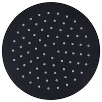 Regendouchekop rond 20 cm roestvrij staal zwart 2