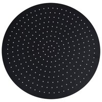 Regendouchekop rond 50 cm roestvrij staal zwart 2