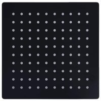 Regendouchekop vierkant 20x20 cm roestvrij staal zwart 2