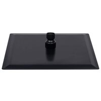 Regendouchekop vierkant 20x20 cm roestvrij staal zwart 4