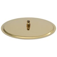 Regendouchekop rond 40 cm roestvrij staal goudkleurig 3
