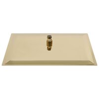 Regendouchekop vierkant 50x50 cm roestvrij staal goudkleurig 4