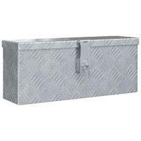 Aluminium kist 48,5x14x20 cm zilverkleurig 2