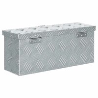 Aluminium kist 48,5x14x20 cm zilverkleurig 5