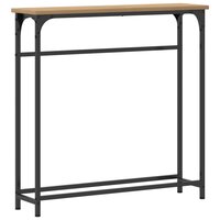 Wandtafel Artisan Eiken 75 x 19,5 x 75 cm Bewerkt hout 2