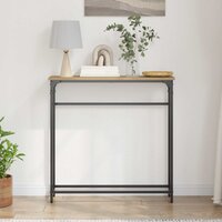 Wandtafel Artisan Eiken 75 x 19,5 x 75 cm Bewerkt hout 4