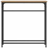 Wandtafel Artisan Eiken 75 x 19,5 x 75 cm Bewerkt hout 5
