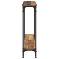 Wandtafel met plank Oud Hout 100 x 22,5 x 75 cm Bewerkt hout 6