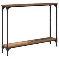 Wandtafel met plank Oud Hout 100 x 22,5 x 75 cm Bewerkt hout 7