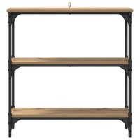 Wandtafel Artisan Eiken 75 x 22,5 x 75 cm Bewerkt hout 5