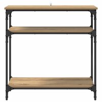Wandtafel Artisan Eiken 75 x 29 x 75 cm Bewerkt hout 5