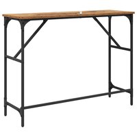 Wandtafel Oudhout 100 x 32 x 75 cm Bewerkt hout 7