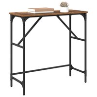 Wandtafel Oudhout 75 x 32 x 75 cm Bewerkt hout 3