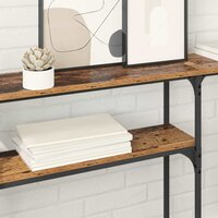 Wandtafel Oud hout 145x22.5x75cm Bewerkt hout 4