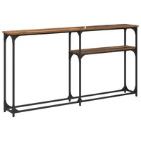 Wandtafel Oud hout 145x22.5x75cm Bewerkt hout 7