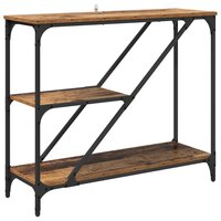 Wandtafel Oud Hout 88,5 x 30 x 75 cm Bewerkt hout 2